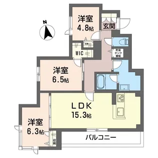 カルム【3階】の間取り