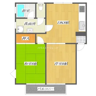 SKコーポII【2階】の間取り