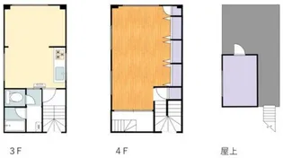 東京都小平市学園西町1【アパート】の間取り