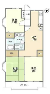パークサイド鷺沼【5階】の間取り