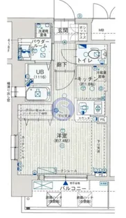 レオンコンフォート新梅田【7階】の間取り