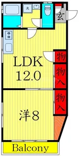 田園コーポ【2階】の間取り