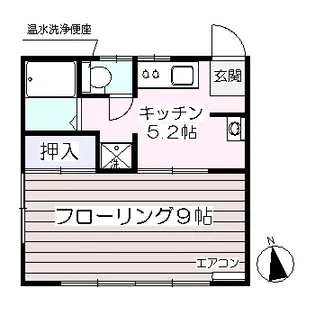 神明ハイツ【2階】の間取り