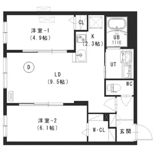 ルチアーノN35【2階】の間取り