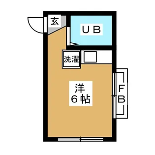 クレア奥沢【1階】の間取り