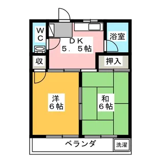 コーポBIG【2階】の間取り