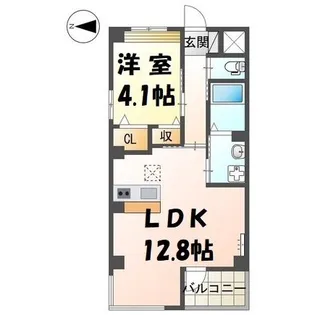 埼玉県越谷市千間台東1【マンション】の間取り