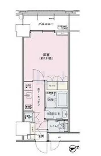 アンビエンテ駒込【6階】の間取り