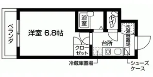 東京都目黒区鷹番2【マンション】の間取り