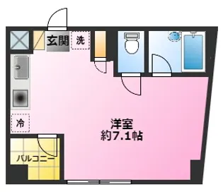 グリーンスクエア【6階】の間取り