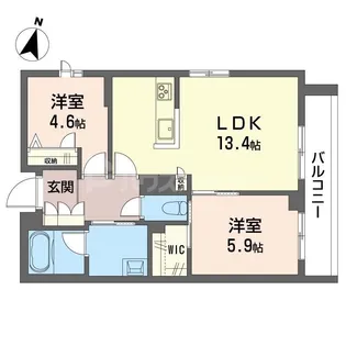 セレスティア【2階】の間取り