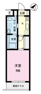 TFレジデンス鵜の木【1階】の間取り