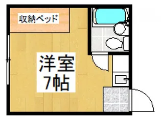 エスポワール八坂【2階】の間取り