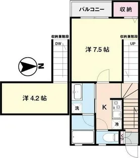 パームグローヴ【2階】の間取り
