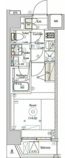 神奈川県横浜市港北区綱島西3【マンション】の間取り
