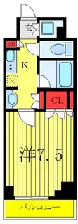 ルーブル板橋区役所前【7階】の間取り