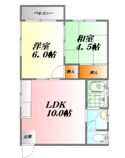 広島県広島市西区東観音町【マンション】の間取り
