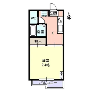 セレソ リヴァージュ【1階】の間取り
