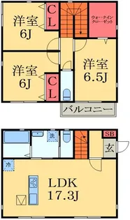 千葉県千葉市緑区高田町【一戸建】の間取り