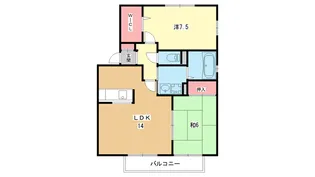 大阪府豊中市熊野町2【アパート】の間取り