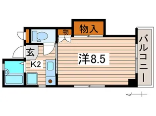 ダイヤマンション【2階】の間取り