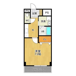 メゾン・ホープB【2階】の間取り