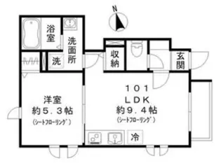 デザインメゾン本町【1階】の間取り