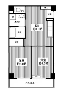 エメロード【2階】の間取り