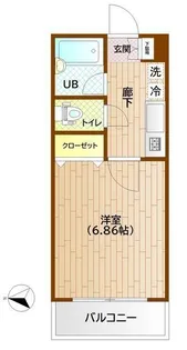 エステートヒルズ池袋本町【2階】の間取り
