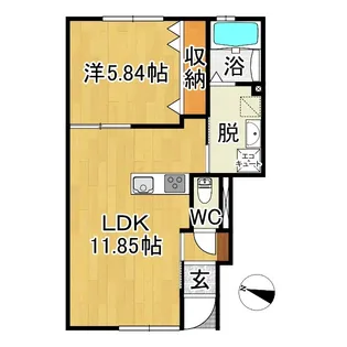 LABOX A棟【1階】の間取り