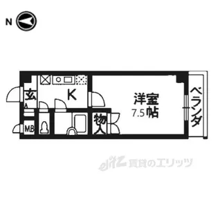 アンムート24【2階】の間取り