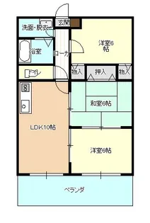 グランムーン【2階】の間取り