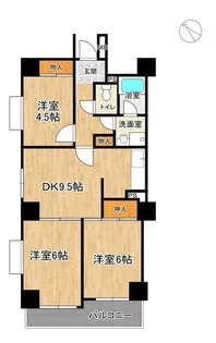 オークヒルズ【2階】の間取り