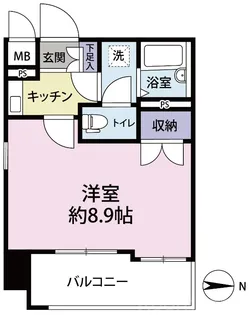 ダイアパレス姪浜【3階】の間取り