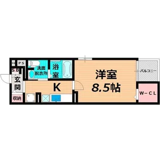 ナガラ【3階】の間取り