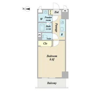 Lapis Eight【4階】の間取り