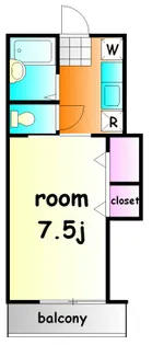 フォルスト【2階】の間取り