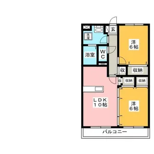 Y&Mボヌール【3階】の間取り