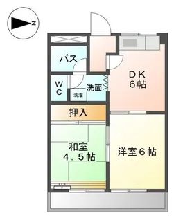 サンシャイン長岡壱番館【2階】の間取り