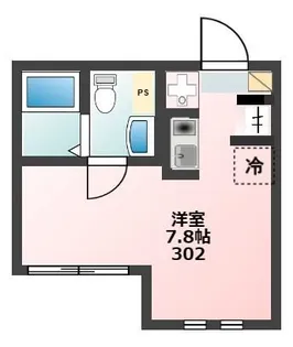 Glanz碑文谷【3階】の間取り