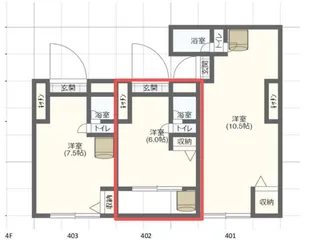 ルナコート【3階】の間取り