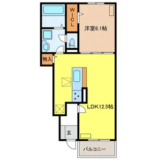 さんこ~ぽ八代III【1階】の間取り