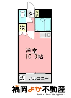 アクアスペースII【1階】の間取り