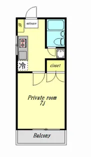 ウッディコーポ【2階】の間取り