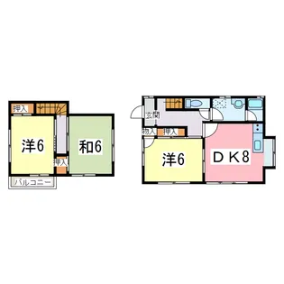 第二やさか荘の間取り