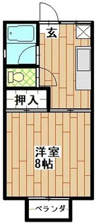 ノルウェイの森【1階】の間取り