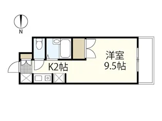 檜垣ビル【4階】の間取り