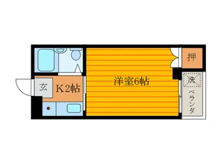 メイソン山本【2階】の間取り