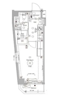 アークマーク代田橋【2階】の間取り