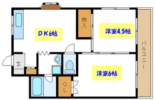 サニーコーポ佐久間ビル【4階】の間取り